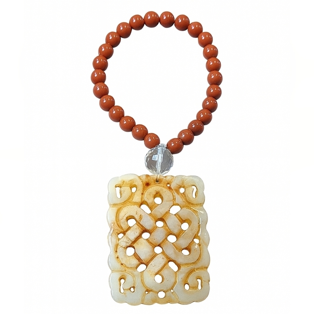 Jade Pendant Transparent Vintage